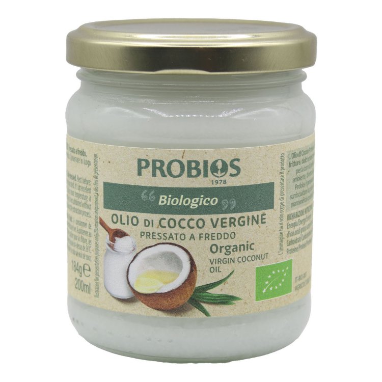 Probios Olio di Cocco Vergine Biologico: Alternativa al Burro, 210 g Probios Olio di Cocco Vergine Biologico: Alternativa al Burro, 210 g