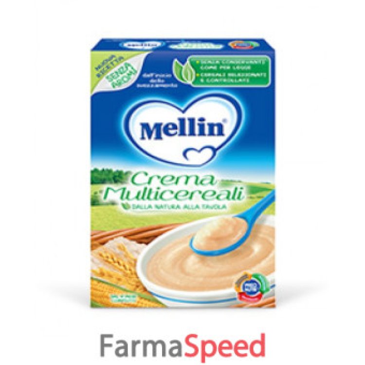Mellin Crema Multicereali per Infanzia dal 4° Mese 200g Mellin Crema Multicereali per Infanzia dal 4° Mese 200g