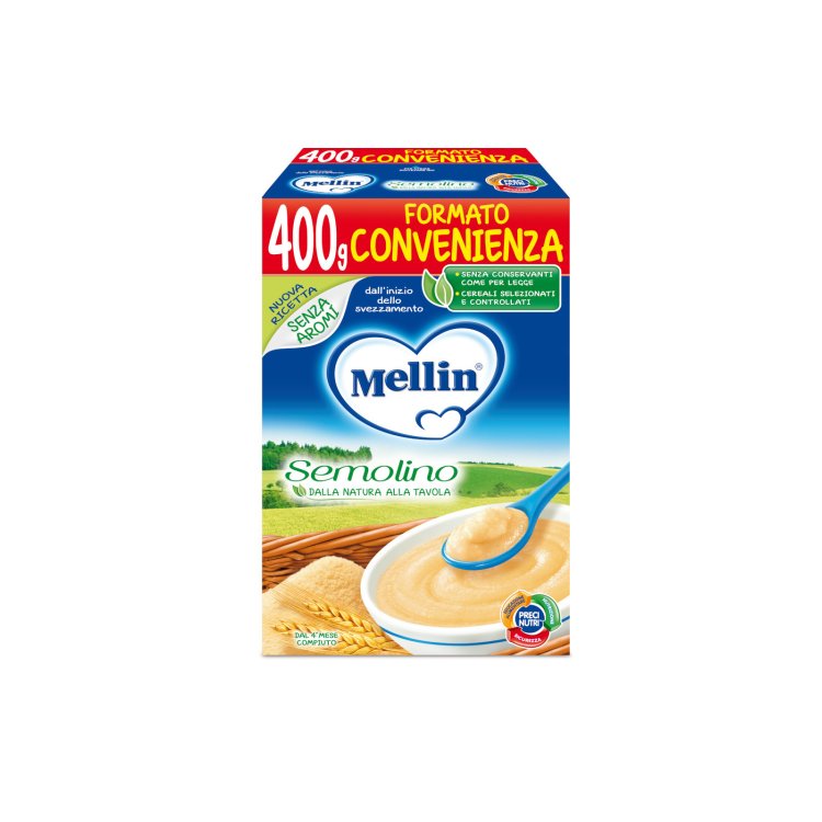 Mellin Semolino per Prima Infanzia senza Aromi senza Conservanti 400g