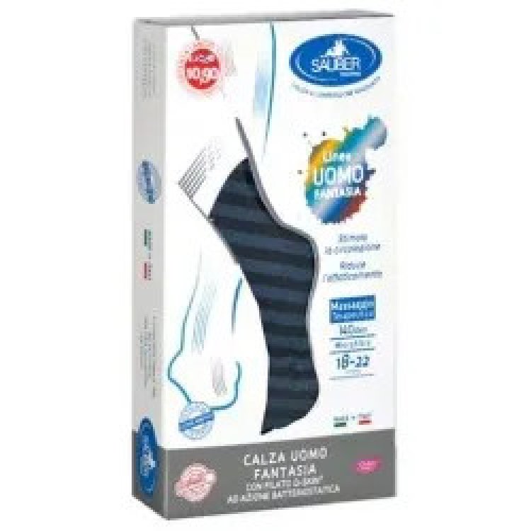 Desa Pharma Uomo Q Skin Calze 140 Denari Blu Taglia M Promo