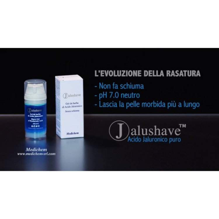 Medichem Jalushave Gel da Barba Acido Ialuronico senza Schiuma 100ml