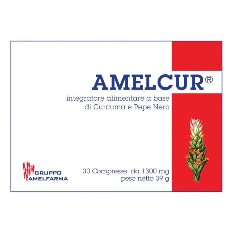 Gruppo Amelfarma Amelcur Integratore Antinfiammatorio e Antidolorifico 30 Compresse