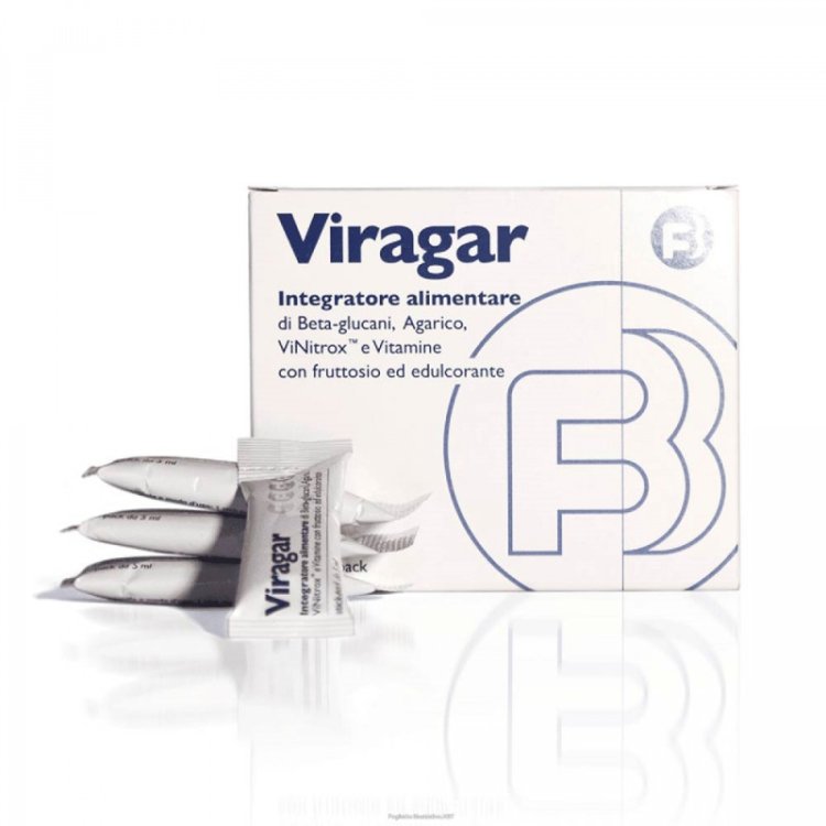 Fb Dermo Viragar Integratore Alimentare per Sistema Immunitario 30 Stick 5ml