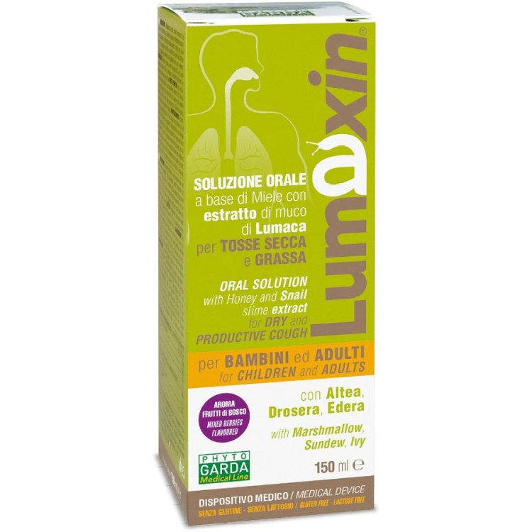 Named Lumaxin Sciroppo Adulti e Bambini Sollievo Tosse 150 ml