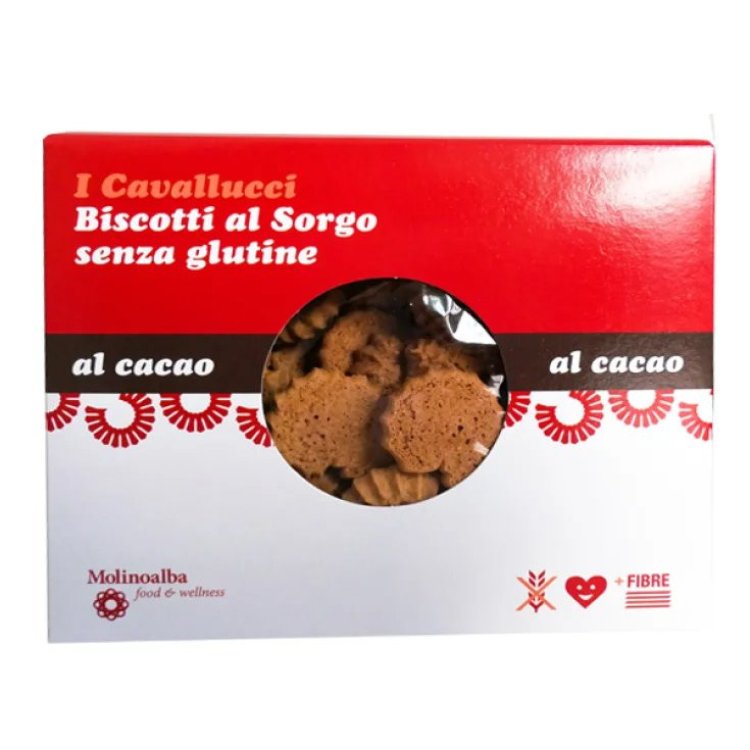 Molino Alba I Cavallucci Biscotti con Cacao Senza Glutine 125g