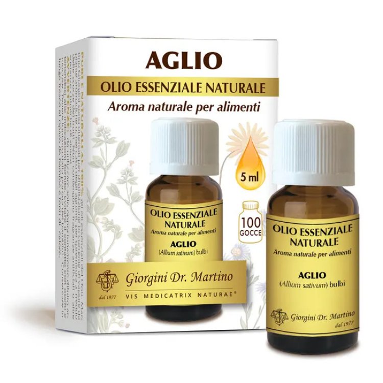 Giorgini Aglio Olio Essenziale Naturale Aroma per Alimenti 5 ml Giorgini Aglio Olio Essenziale Naturale Aroma per Alimenti 5 ml
