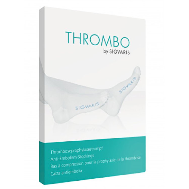Sigvaris Thrombo AG Monocollant ML White Compressione 18 mmHg