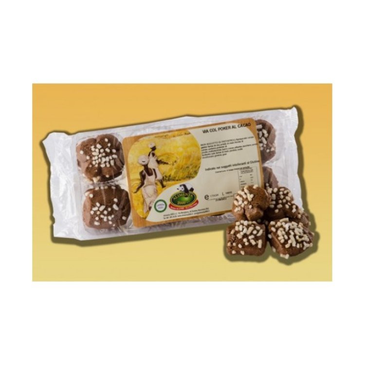 Alimenta 2000 Via Al Poker Cacao Senza Glutine Biscotti 300g Alimenta 2000 Via Al Poker Cacao Senza Glutine Biscotti 300g