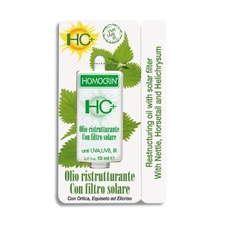 Specchiasol HC+ Olio Ristrutturante Capelli con Filtro Solare Protettivo 10ml