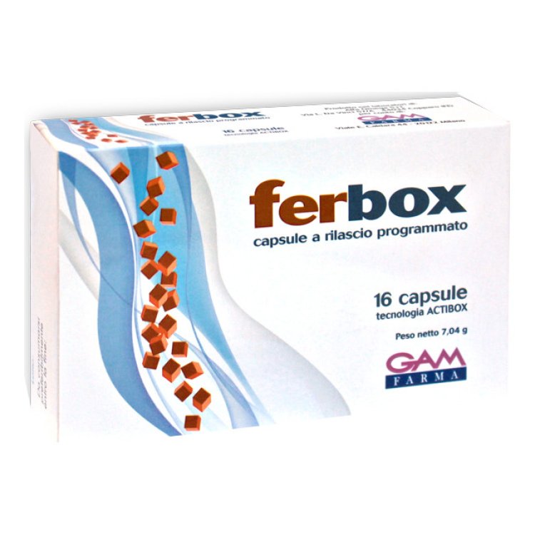 Gam Farma Ferbox Integratore Alimentare per Funzione Cognitiva e Sistema Immunitario, 16 Capsule Gam Farma Ferbox Integratore Alimentare per Funzione Cognitiva e Sistema Immunitario, 16 Capsule