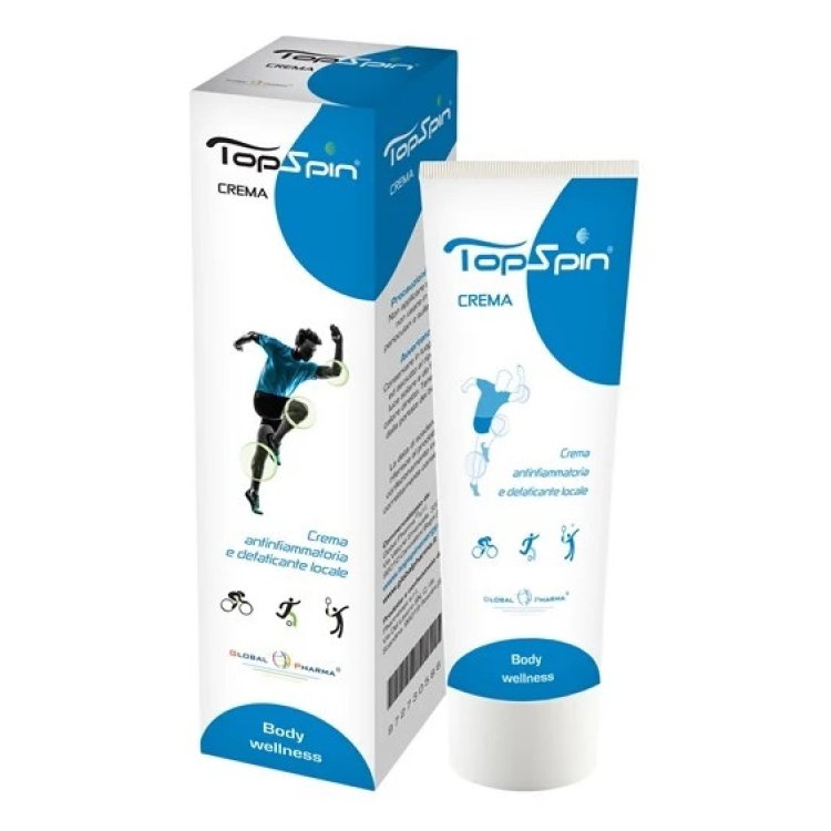 Global Pharma Topspin Crema Antinfiammatoria Defaticante per Sportivi 100ml