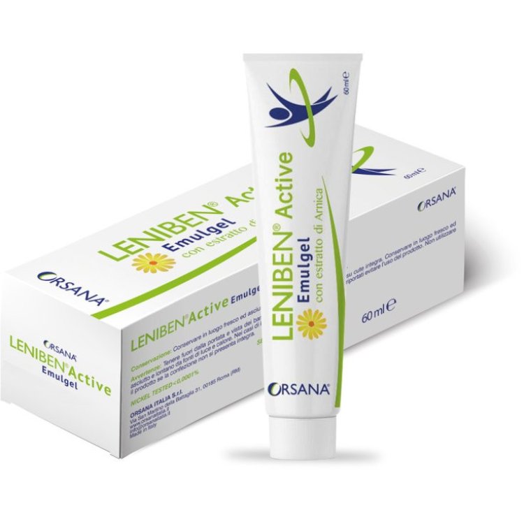 Orsana Leniben Active Emulgel Coadiuvante per Dolori Muscolari 60ml Orsana Leniben Active Emulgel Coadiuvante per Dolori Muscolari 60ml