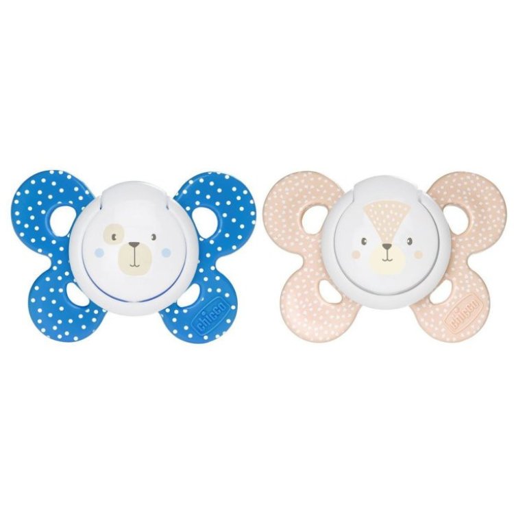 Chicco PhysioForma Comfort Ciuccio Silicone Azzurro 6-16 mesi 2 Pezzi Chicco PhysioForma Comfort Ciuccio Silicone Azzurro 6-16 mesi 2 Pezzi