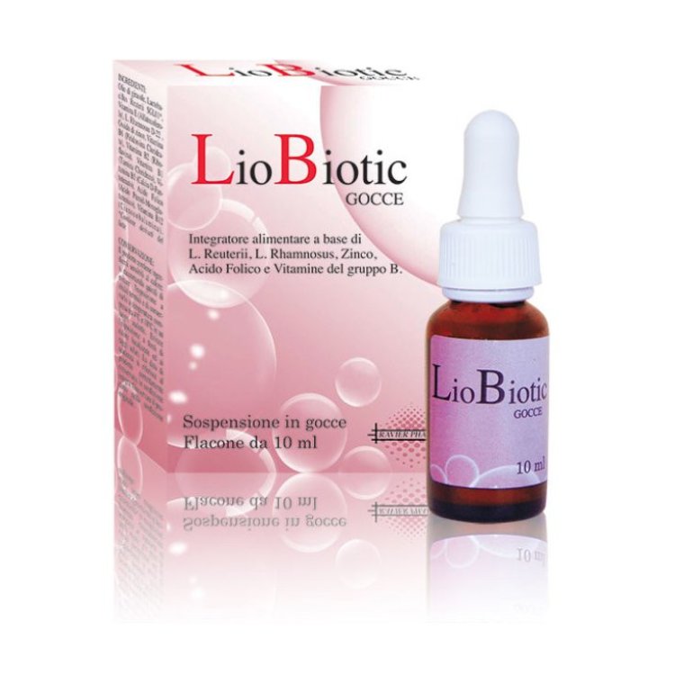 Ravier Pharma Liobiotic Integratore Probiotico Gocce per Flora Intestinale 15ml