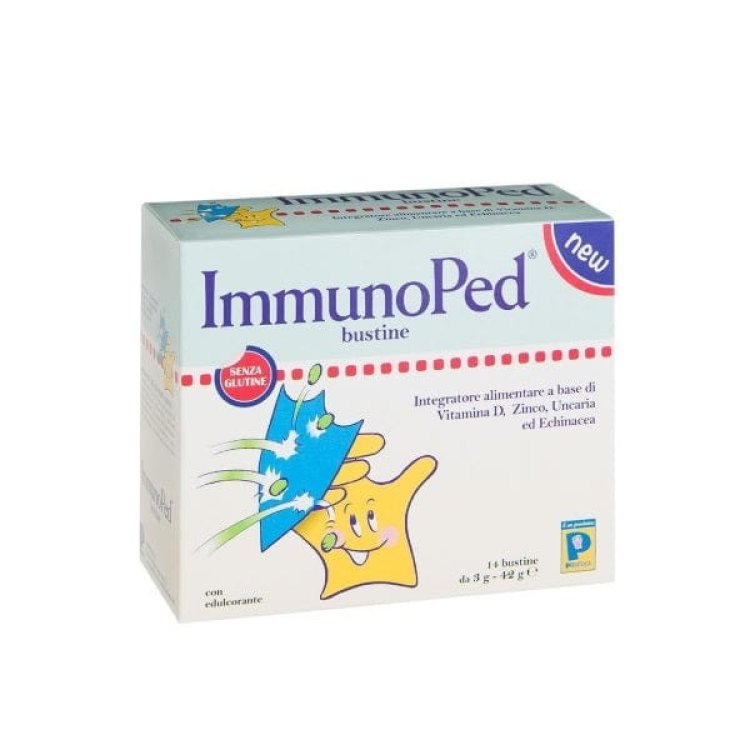 Pediatrica Immunoped Integratore Sistema Immunitario Bambini 14 Bustine 3g Senza Glutine