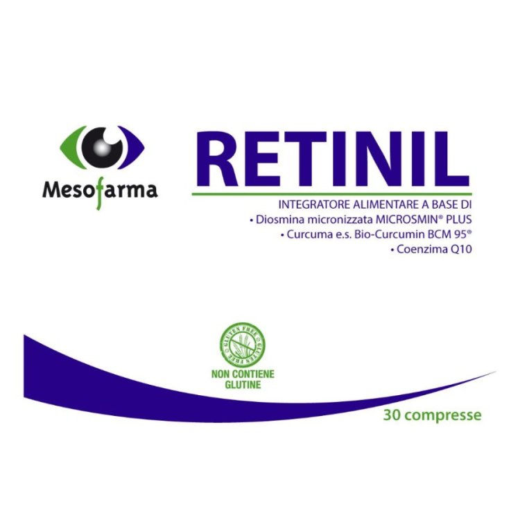 Mesofarma Retinil Integratore Alimentare Funzione Visiva 30 Compresse