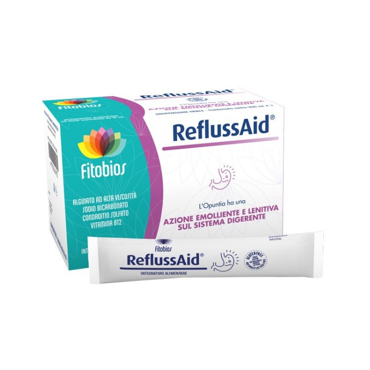 Fitobios Refluss Aid Integratore Benessere Digestione 20 Stick
