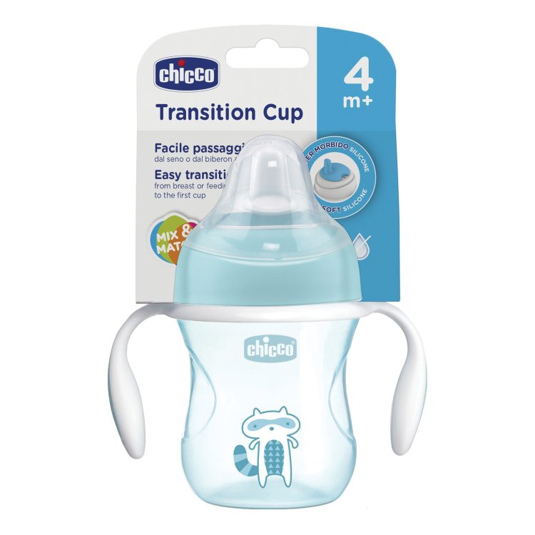 Chicco Tazza Transition Azzurra 4+ Mesi