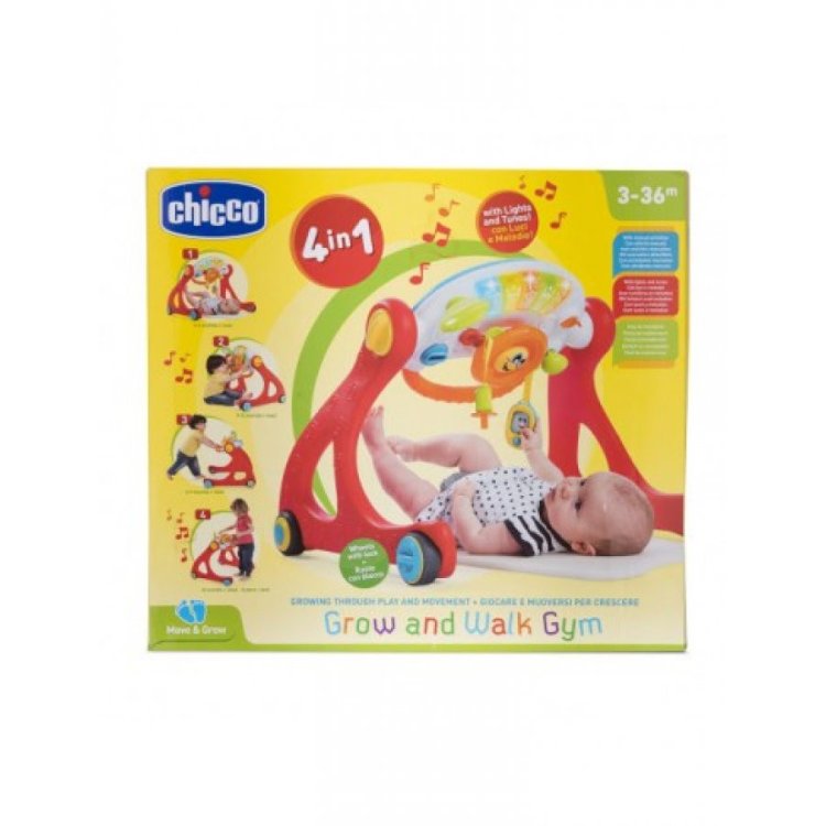 Chicco Palestra Cresci e Cammina 4 in 1 Multigioco