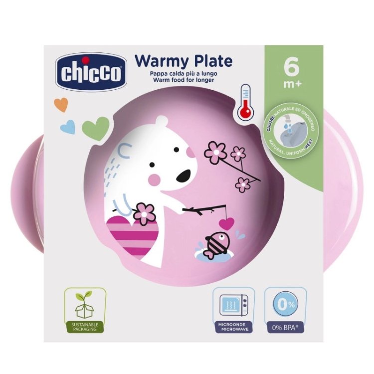 Chicco Piatto Pappacalda 6m+ Rosa