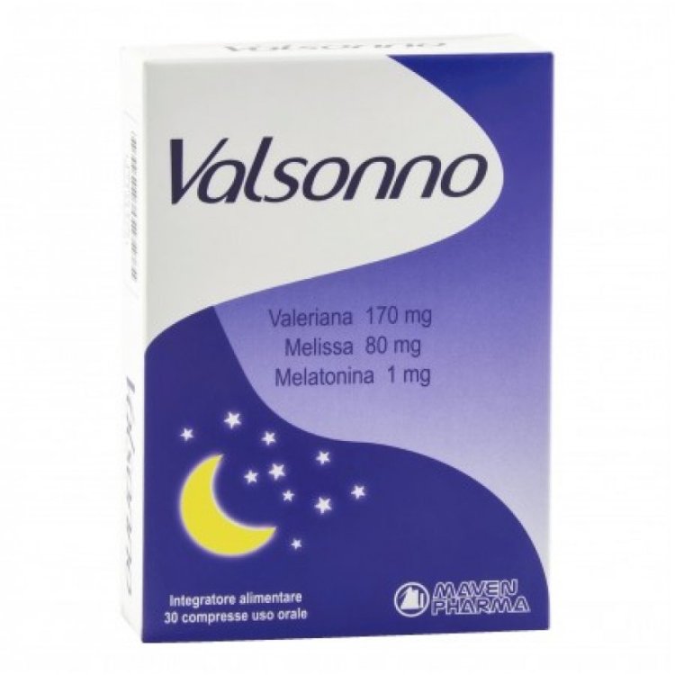 Maven Pharma Valsonno 30 Compresse Parafarmaco per il Sonno