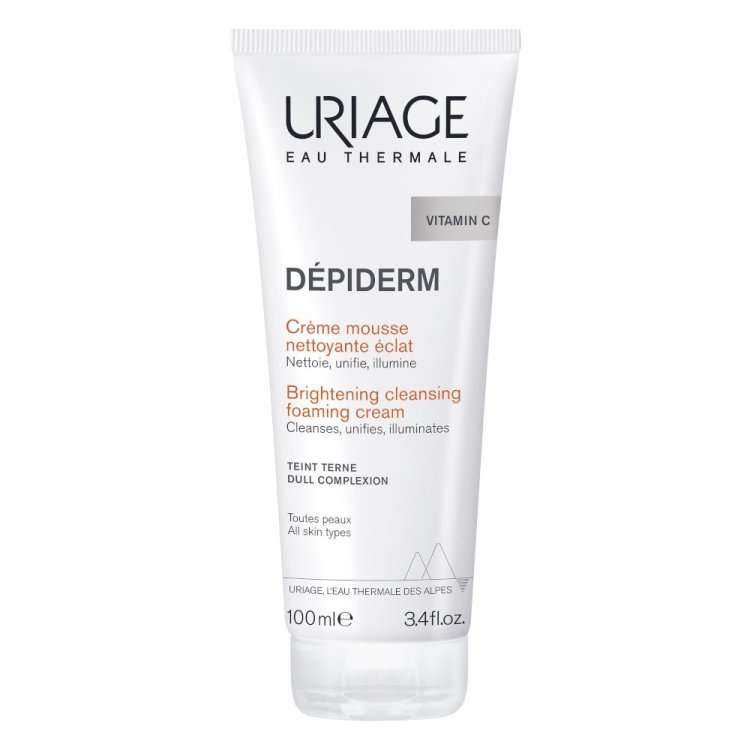 Uriage Depiderm Mousse Detergente Illuminante Viso Ipoallergenico 100ml