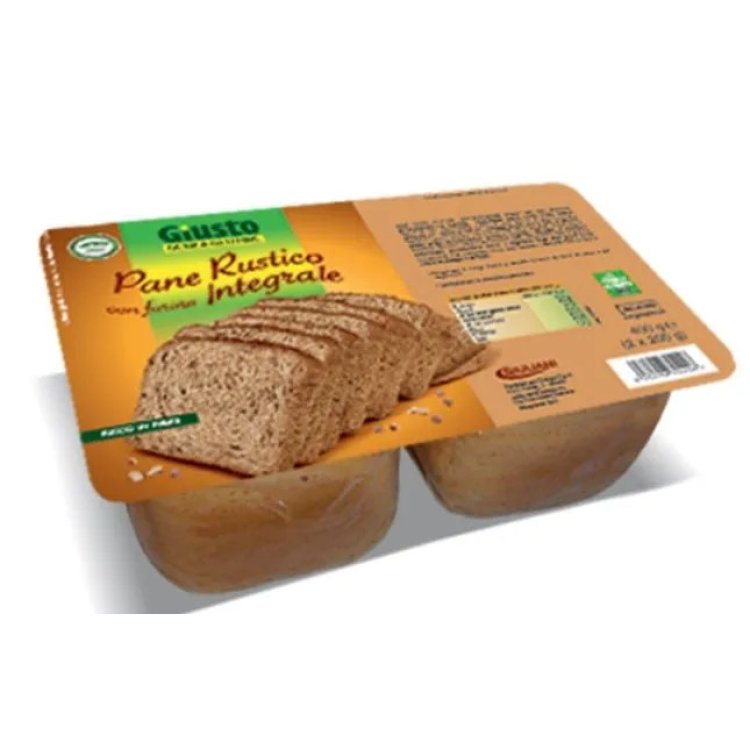 Giuliani Giusto Pane Rustico Integrale Senza Glutine Ricco in Fibre 350g Giuliani Giusto Pane Rustico Integrale Senza Glutine Ricco in Fibre 350g