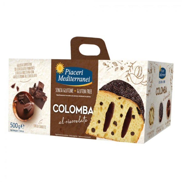 Piaceri Mediterranei Colomba al Cioccolato Senza Glutine 500g