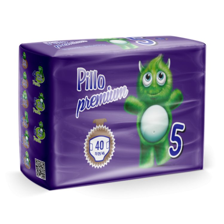 Pillo Premium Dryway Junior Pannolini Taglia 5, 40 Pezzi