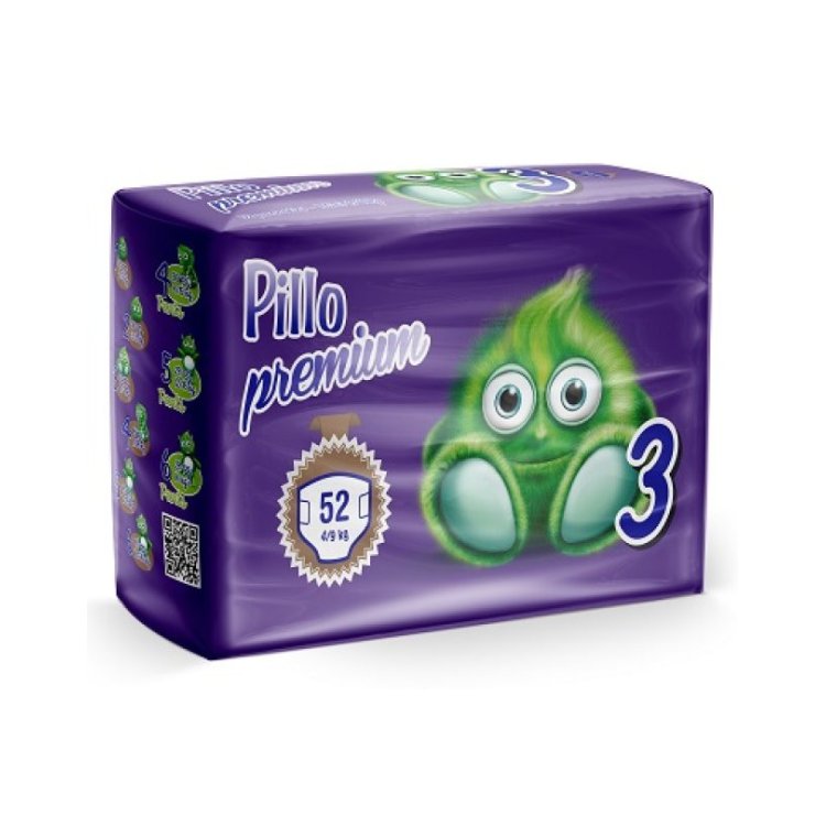 Pillo Premium Pannolini Maxi Taglia 4 (7-18 kg) 46 Pezzi