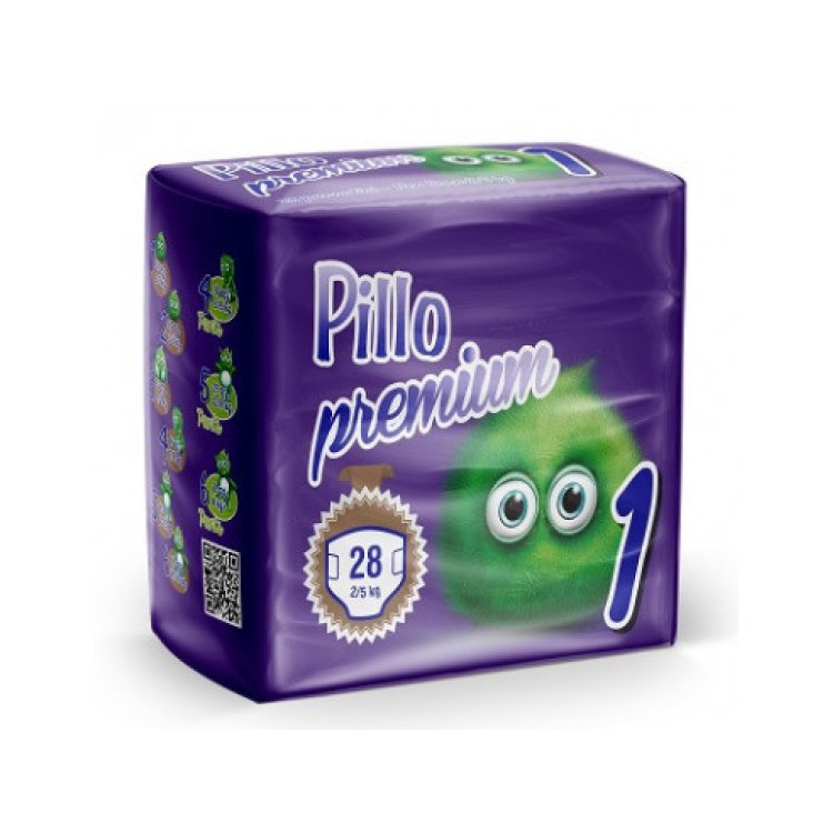 Pillo Premium Newborn Pannolini Taglia 1 (2-5kg) 28 Pezzi