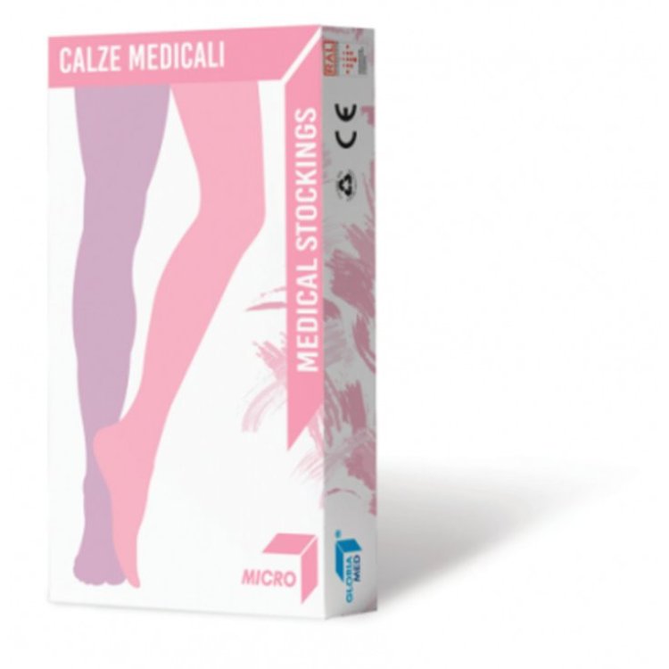 GloriaMed Micro 181 Calze Autoreggenti Nere Small