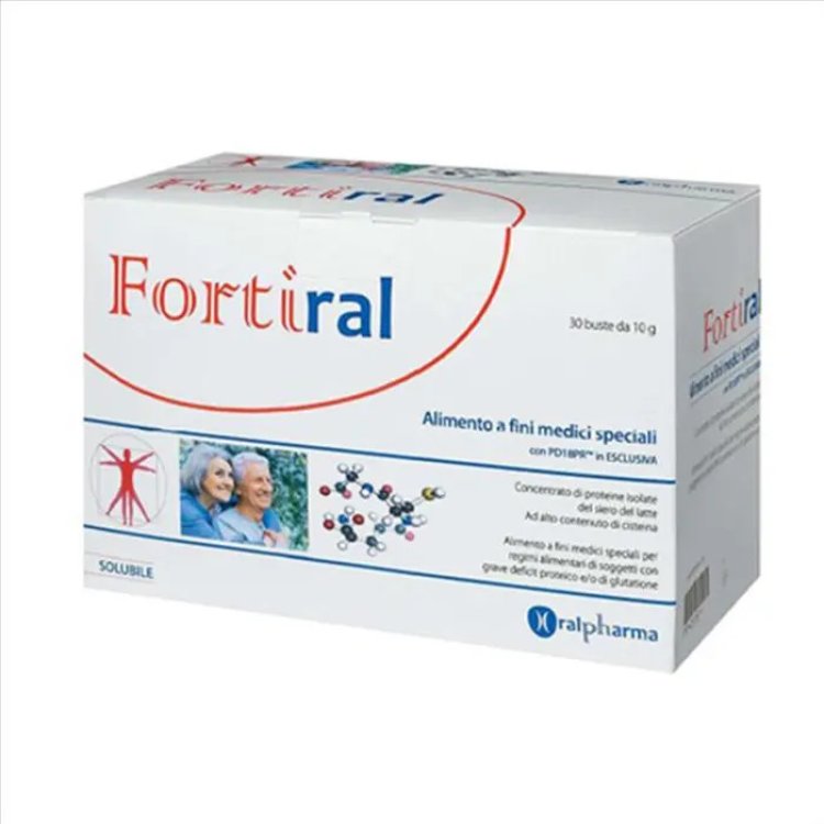 Difass Fortiral Integratore Proteico Per Massa Muscolare 30 Bustine da 10g