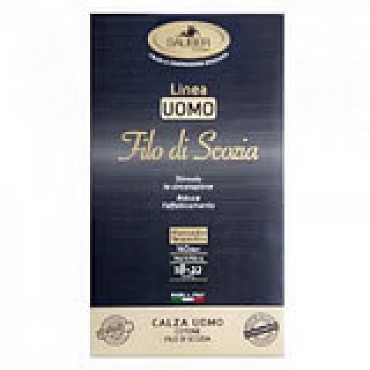 Sauber Calza Uomo Filo Scozia 140 Blu Media