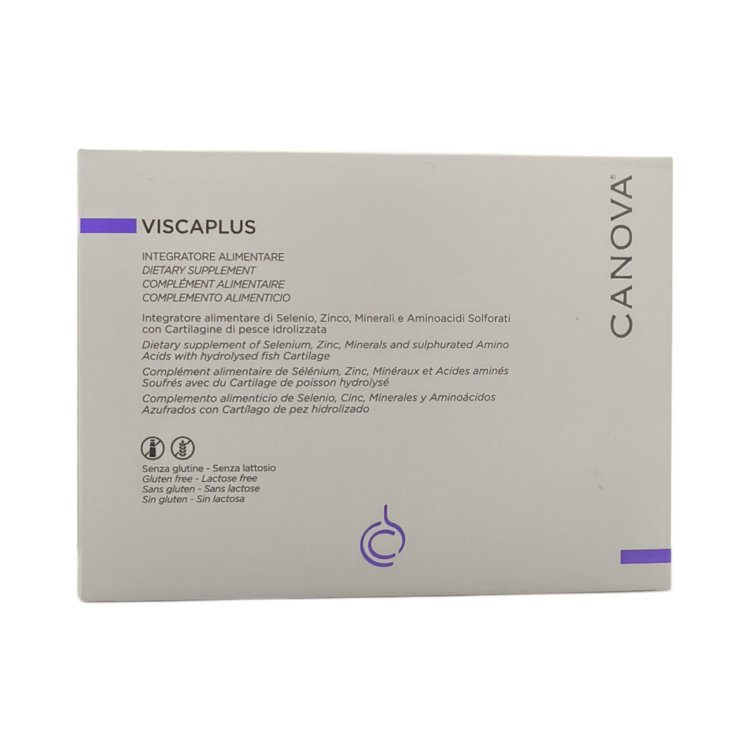 Canova Viscaplus Integratore per Capelli 60 Capsule Softgel Senza Glutine