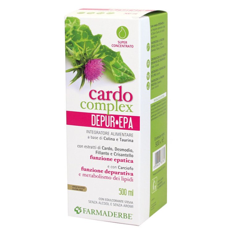 Farmaderbe Cardo Complex Depur Integratore per il fegato 500ml
