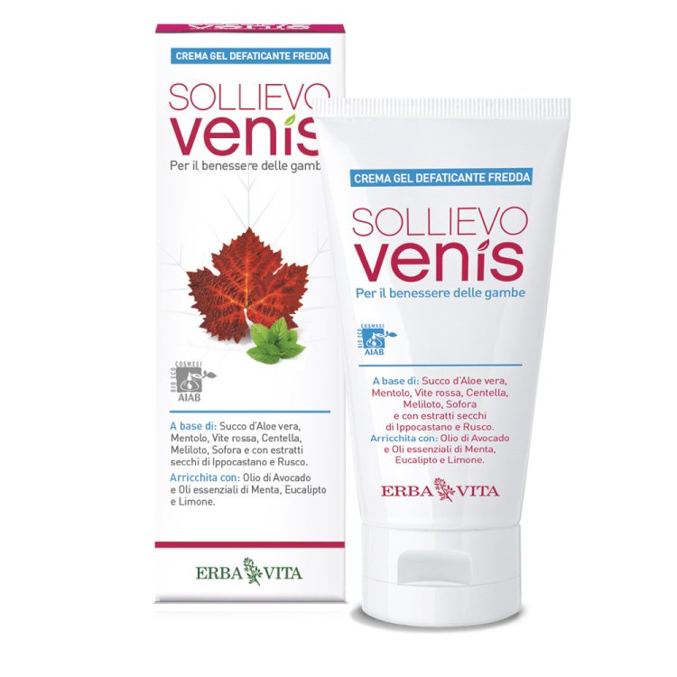 Erbavita Sollievo Venis Crema Gel Defaticante Gambe Fredda 100ml