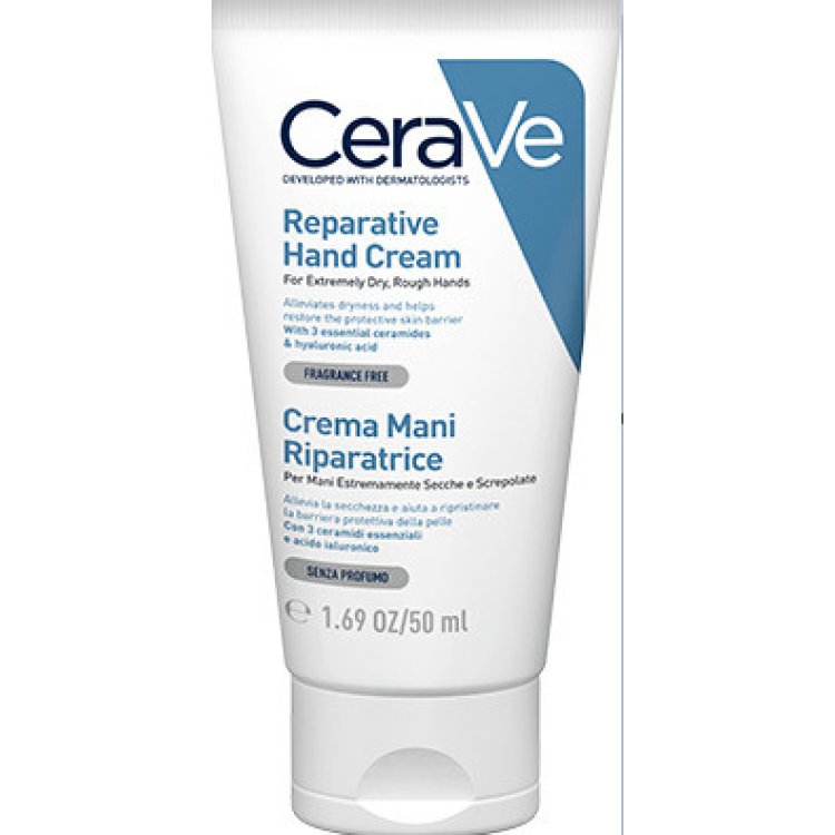 Cerave Crema Mani Riparatrice Idratazione Mani Secche 50ml