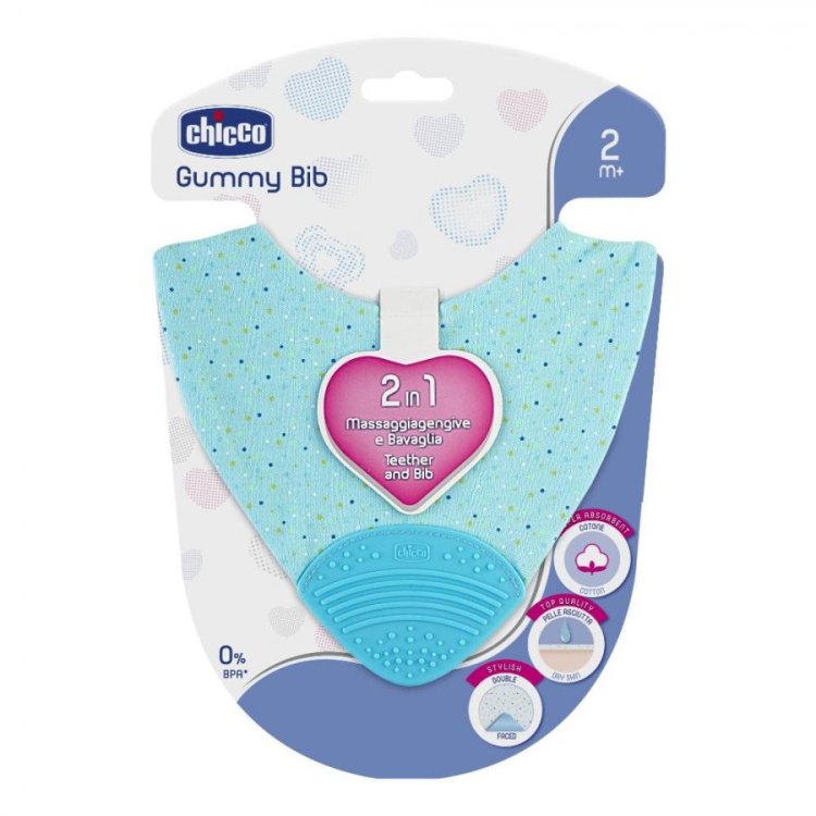 Chicco Massaggiagengive Gummy Azzurro Dispositivo Medico