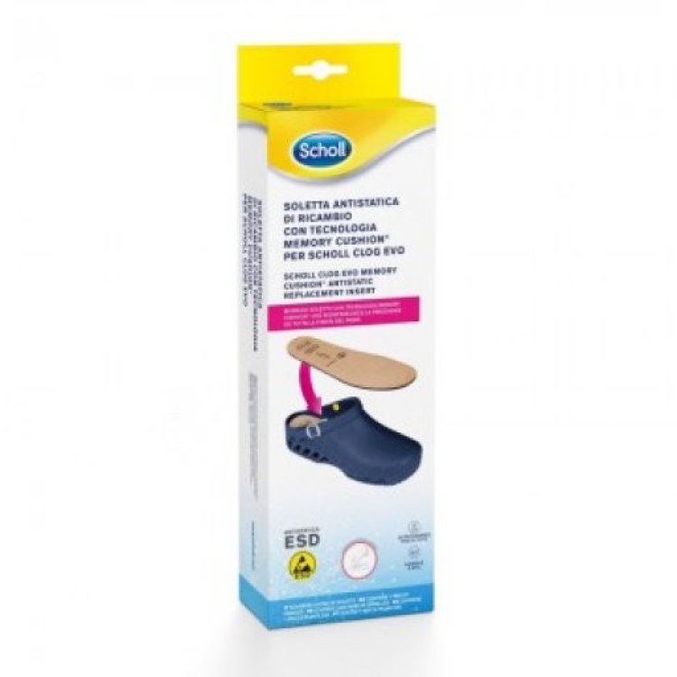 Scholl's Clog Evo Soletta A-Static Antistatica 42/43