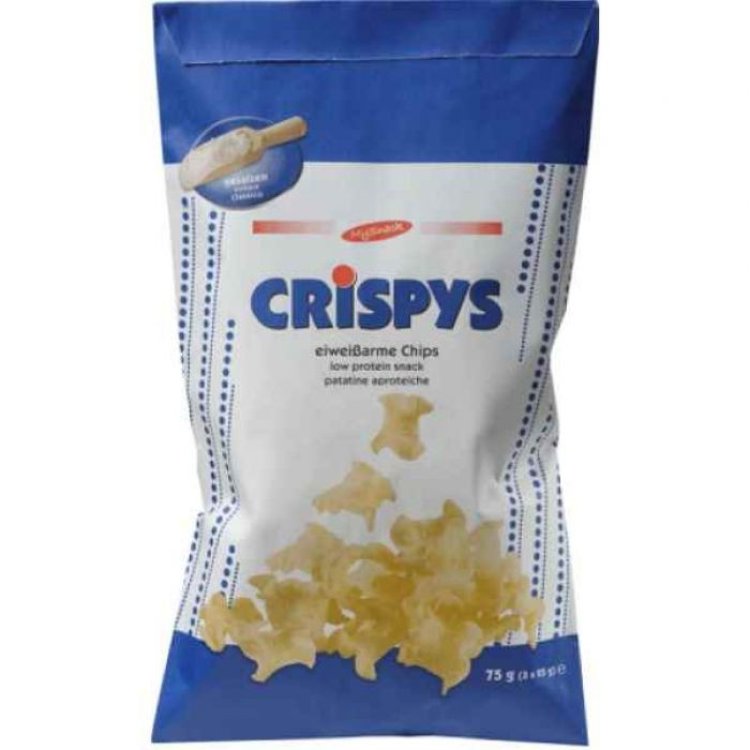 My Snack Crispys Sfoglie di Patate Aproteiche per Bambini 3x25g