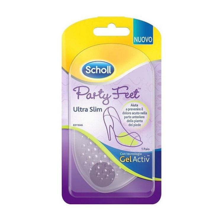Scholl's Party Feet Ultra Slim Cuscinetti Gel Plantare 1 Paio
