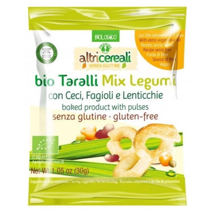 Probios Altri Cereali Taralli Mix Legumi Bio Monodose