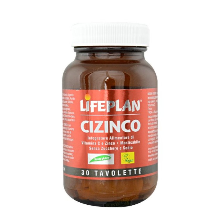 Lifeplan Cizinco Integratore Alimentare Vitamina C e Zinco - 30 Tavolette