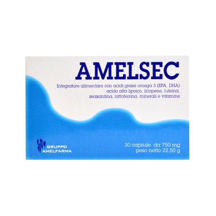 Gruppo Amelfarma Amelsec Integratore per Occhio Secco 30 Capsule