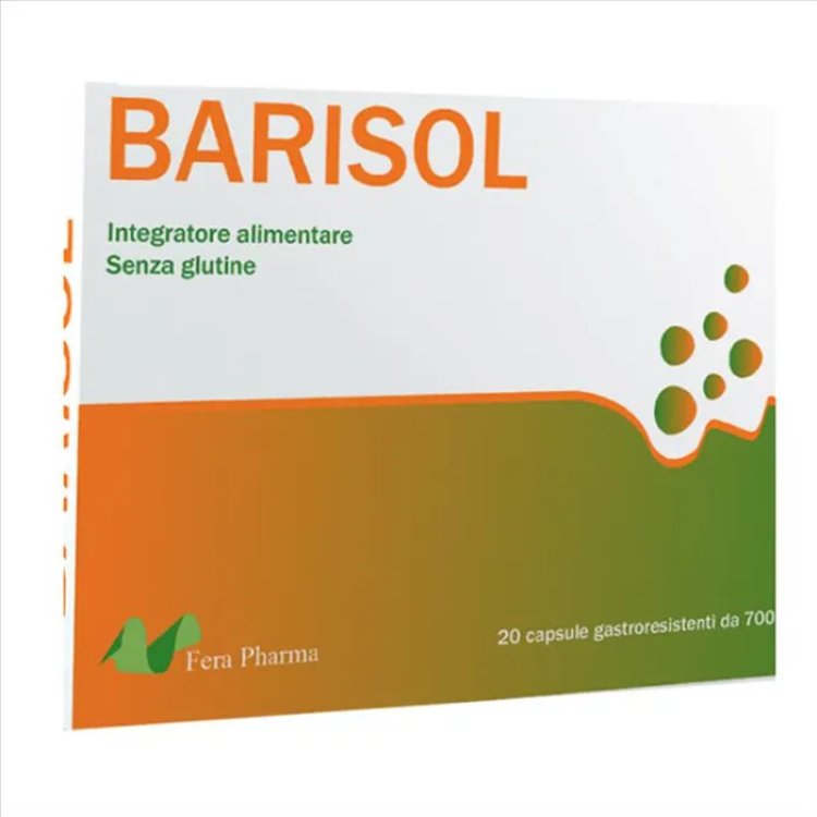 Fera Pharma Barisol Integratore Digestivo per Flora Intestinale 20 Capsule Fera Pharma Barisol Integratore Digestivo per Flora Intestinale 20 Capsule