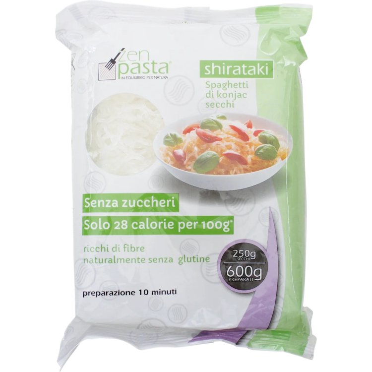 ZenPasta Spaghetti Shirataki Secchi di Konjac Senza Glutine 250g