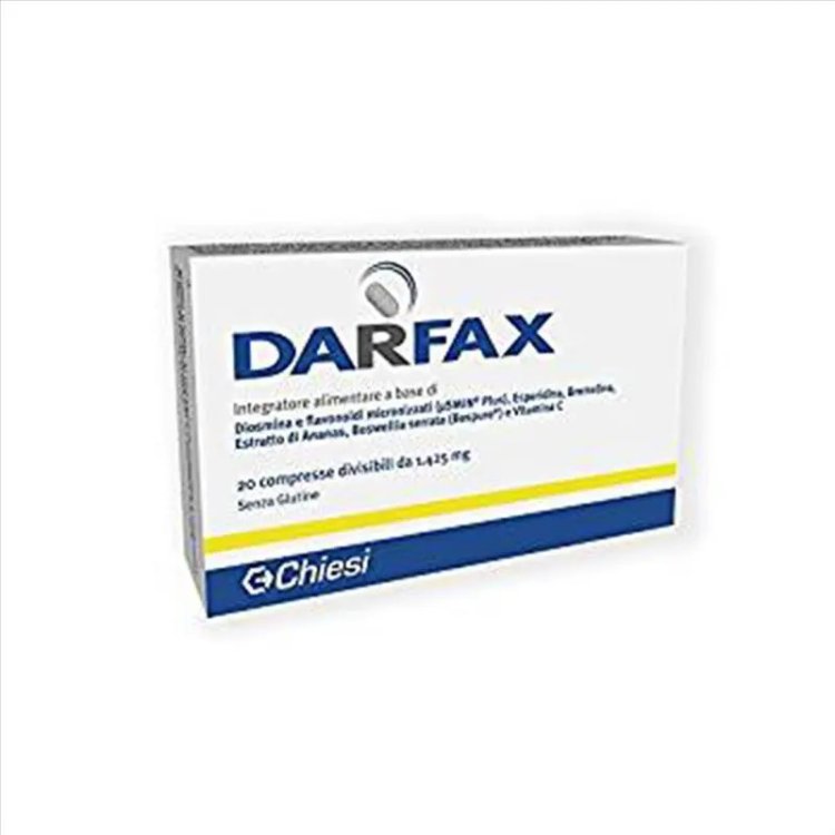 Darfax Integratore Alimentare Drenaggio Liquidi e Microcircolo 20 Compresse