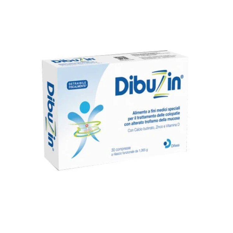 Difass Dibuzin Alimento Medico per Colopatie con Calcio Butirrato 30 Compresse