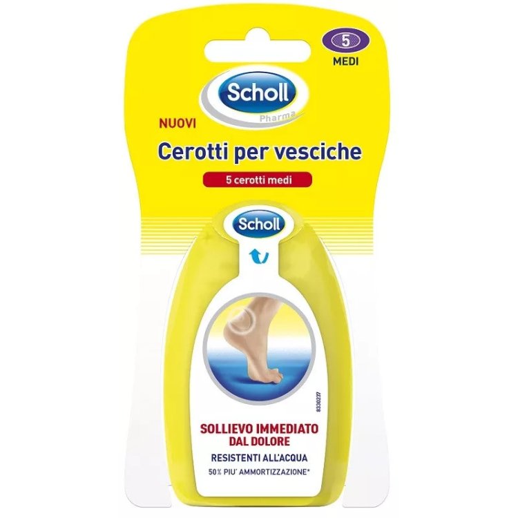 Scholl's Cerotti Vesciche Medio per Dita 6 Pezzi